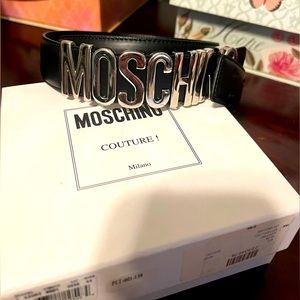 MOSCHINO black belt sz 90